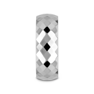MILLENNIUM Tungsten Wedding Band with 288 Diamond Facets – 2mm – 10mm