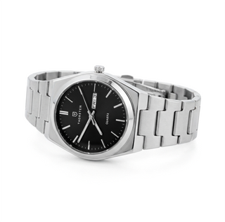 PROFESSIONAL Black Dial with Silver Band Watch