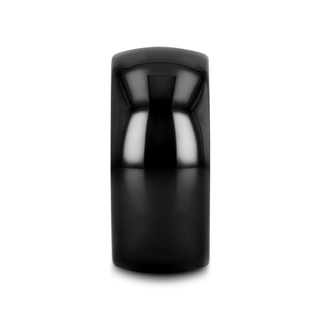 LANDON Domed Polish Finished Black Ceramic Ring - 2mm - 12mm
