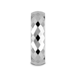 MILLENNIUM Tungsten Wedding Band with 288 Diamond Facets - 10mm