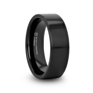MORPHEUS Flat Black Tungsten Ring - 2mm - 12mm
