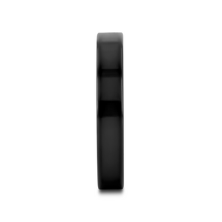 MORPHEUS Flat Black Tungsten Ring - 2mm - 12mm