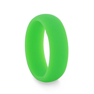 KIWI Silicone Ring for Men and Women Green Comfort Fit Hypoallergenic Thorsten - 8mm