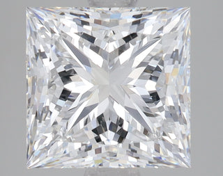 4.09 Carat Certified Princess Loose Stone Lab Grown Diamond No. 1273595