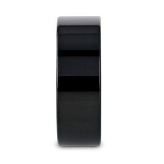 NEO Flat Black Titanium Wedding Ring - 8mm