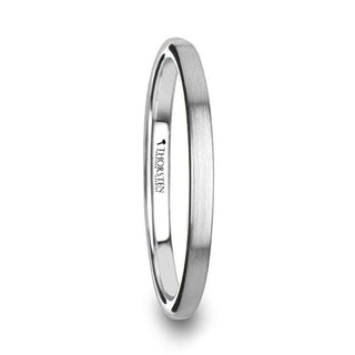 PERSEUS Domed with Brushed Finish Tungsten Band - 2mm - 12mm