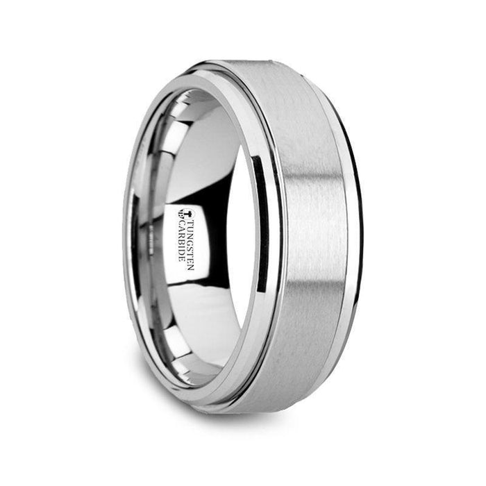 REVOLUTION Tungsten Carbide Spinner Ring Spinning Wedding Band 8mm